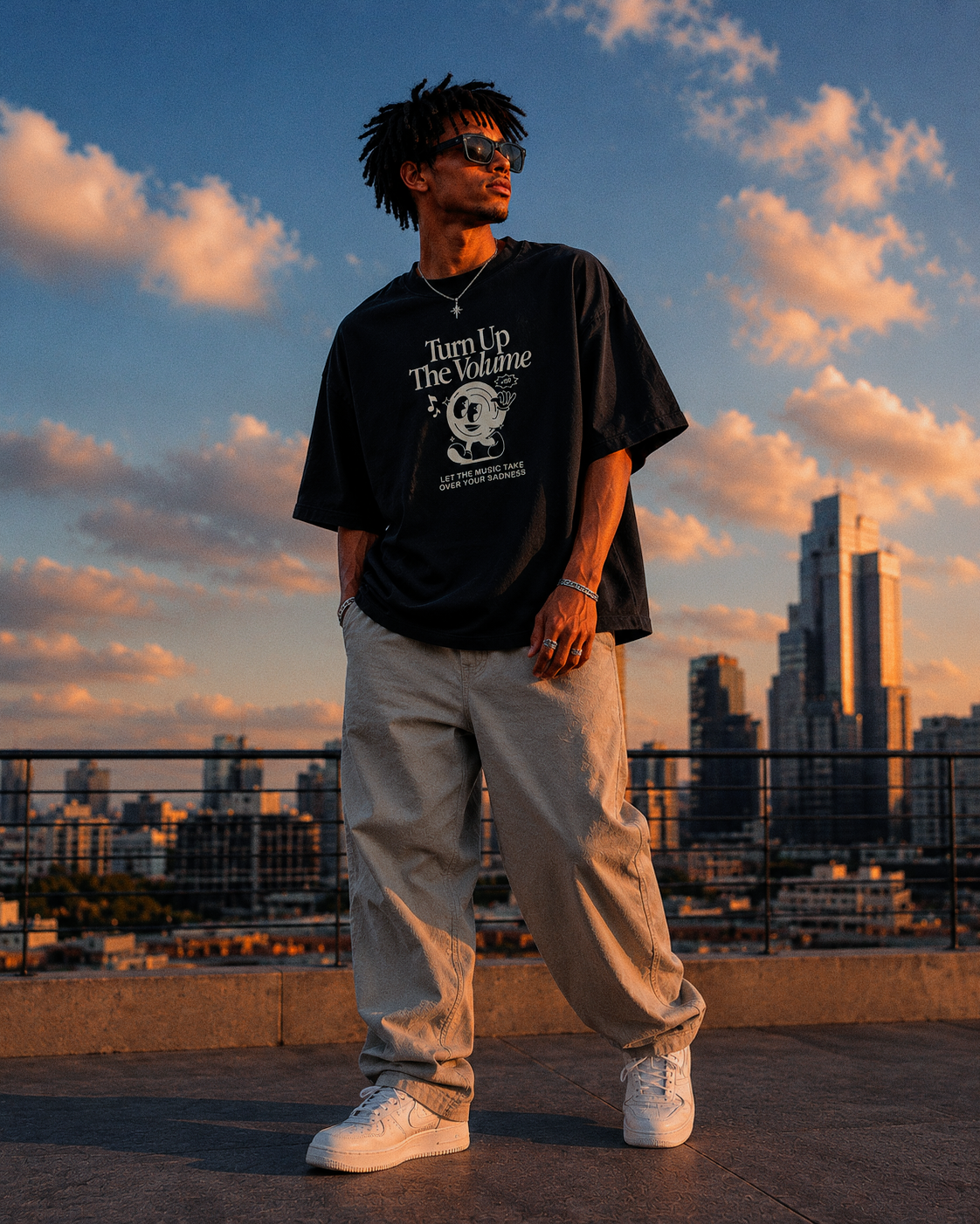 Turn Up The Volume Oversized T-Shirt