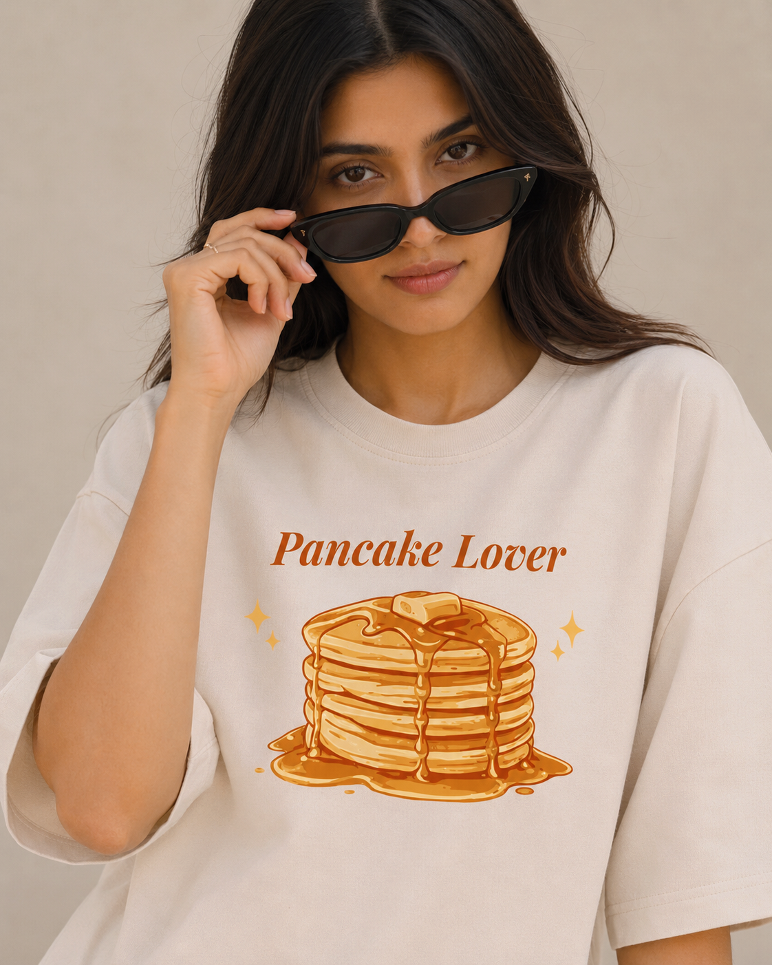 Pancake Lover Oversized T-Shirt