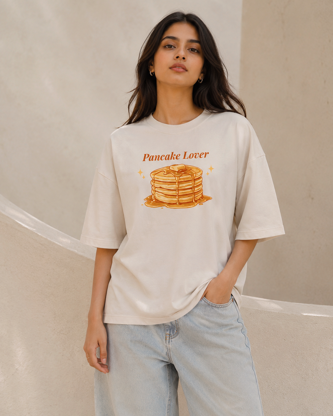 Pancake Lover Oversized T-Shirt