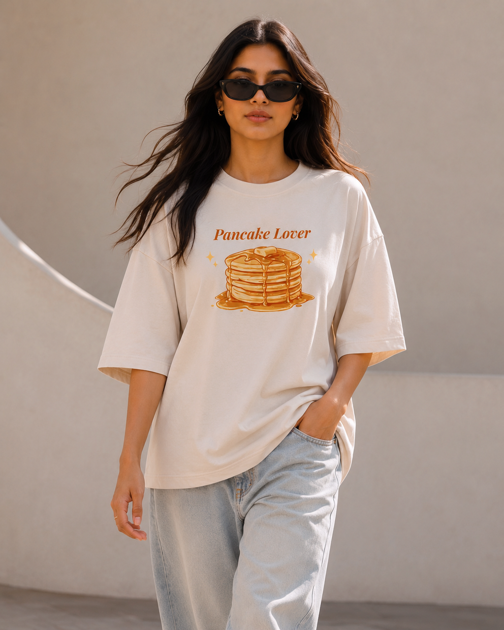 Pancake Lover Oversized T-Shirt