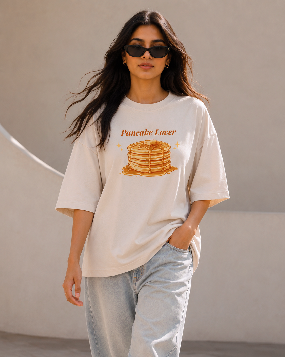 Pancake Lover Oversized T-Shirt