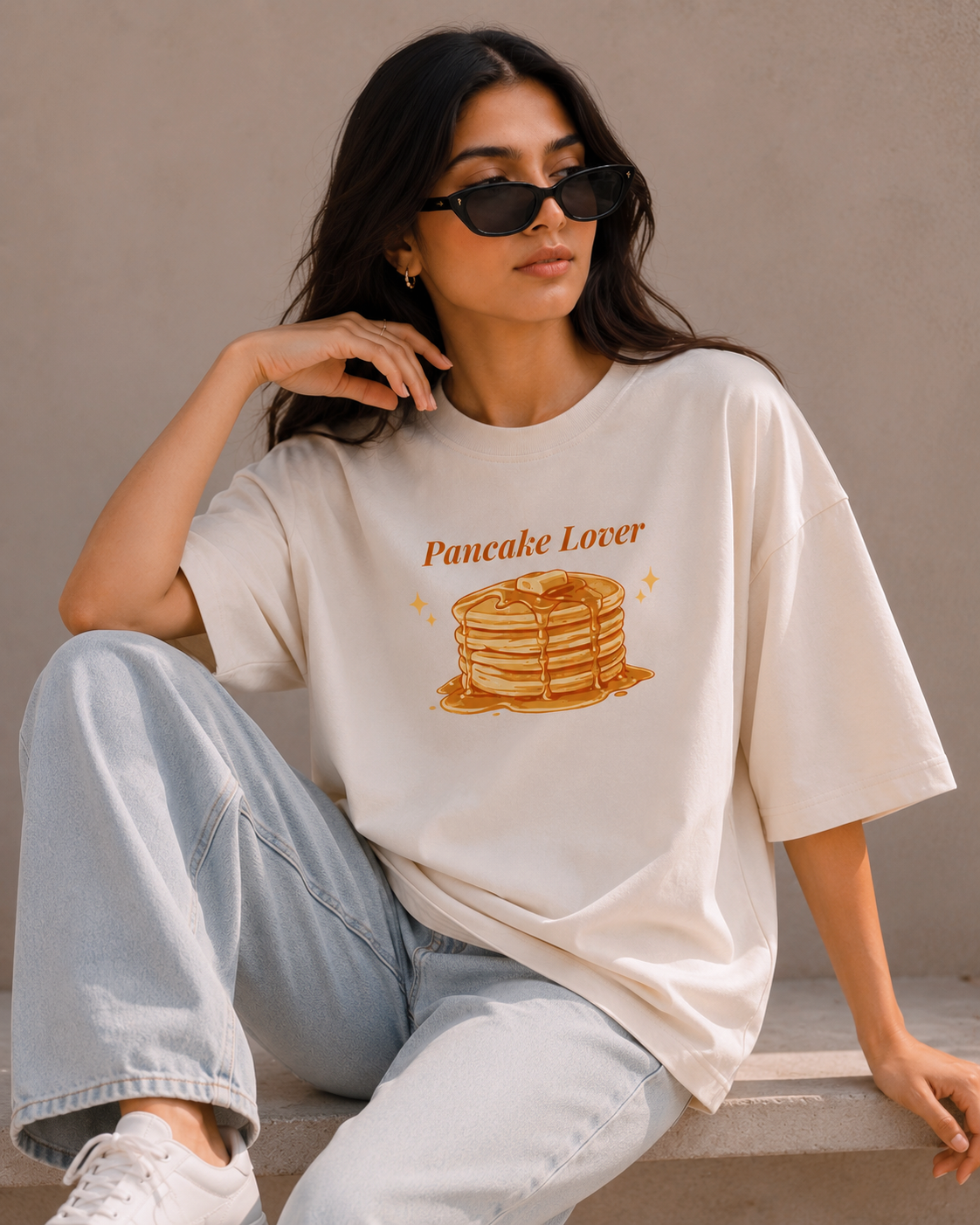 Pancake Lover Oversized T-Shirt