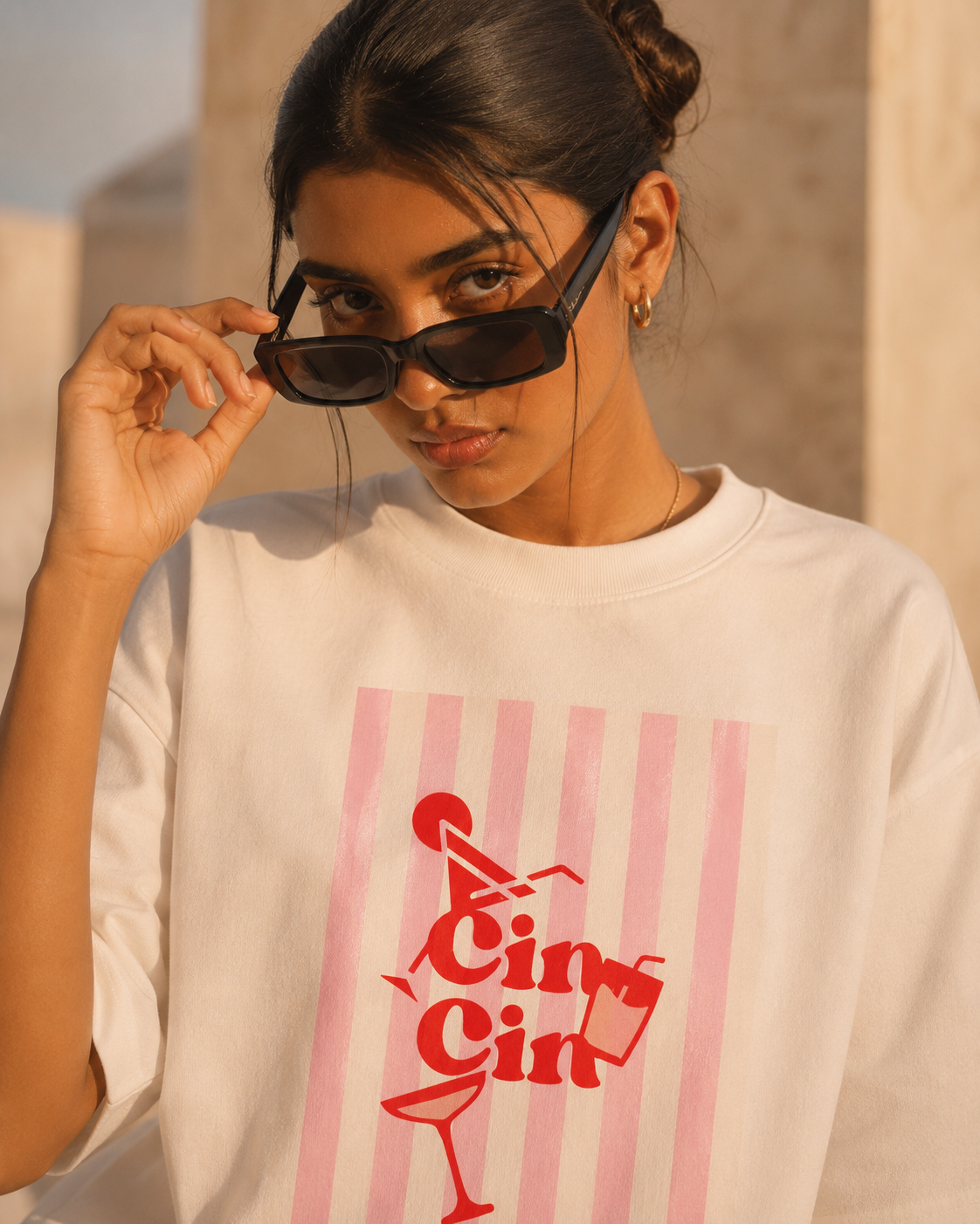 Cin Cin Oversized T-Shirt