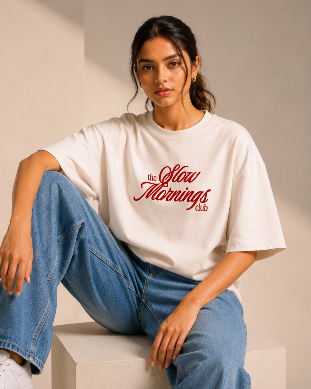 The Slow Mornings Club Oversized T-Shirt